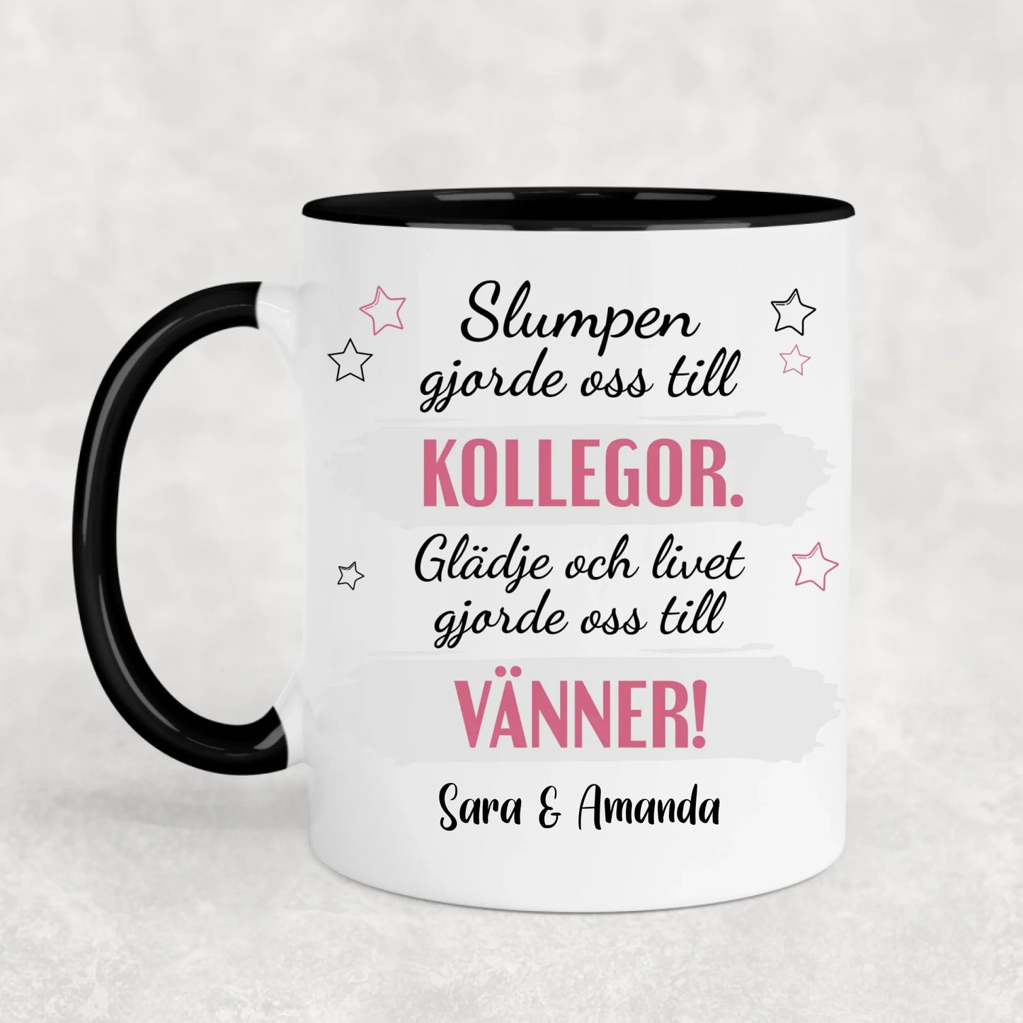 Från kollega till vän - Personlig mugg