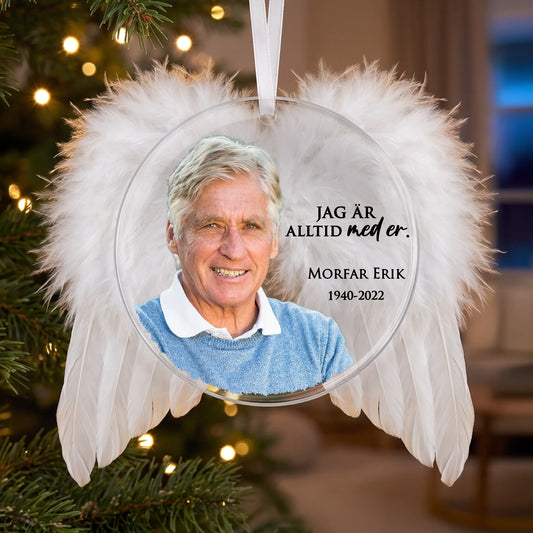 store angel wings ornament 1x