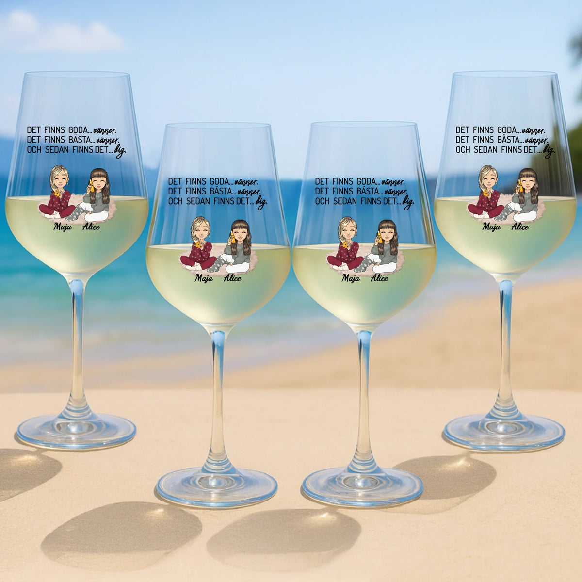 store set 4 wine glasses 